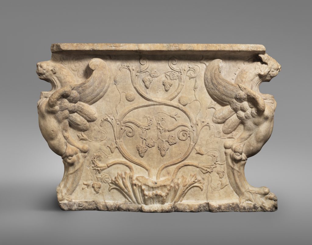 table de réflexion en marbre romain john 15 1 8
